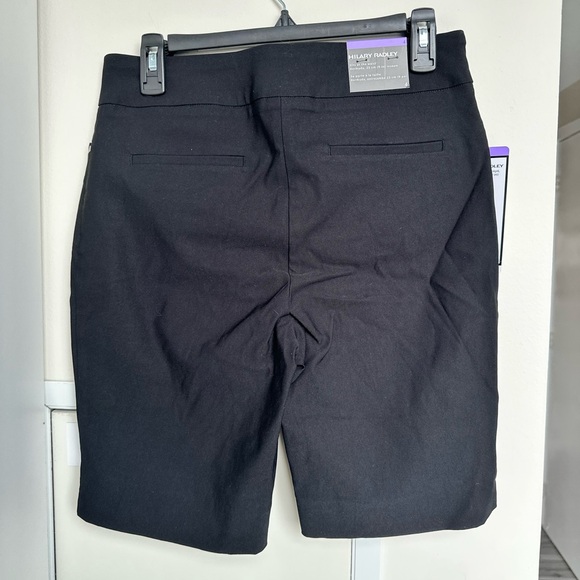 Hilary Radley Classic Black Women's Bermuda Shorts Size 4 - Picture 5 of 10